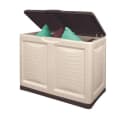 GarPet Gartenbox 220L Wetterfest Taupe/Braun Kunststoff Bild 2