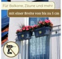 GarPet Balkonkasten 2er Set Anthrazit mit Wasserspeicher Bild 4