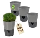 GarPet Kräutertopf 4er Set Selbstbewässernd Anthrazit Bild 2
