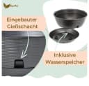 GarPet Pflanzschale 2er Set Anthrazit mit Gießschacht Bild 4