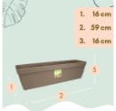 GarPet Balkonkasten 2er Set Blumenkasten mit Wasserreservoir Bild 1