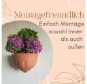GarPet Wandblumentopf 4er Set Terrakotta Kunststoff Bild 5