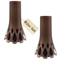 GarPet Grabvase 2er Set mit Sockel, Bronze, 1L Volumen Bild 2