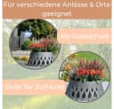 GarPet Grabschale 2er Set Anthrazit Selbstbewässerung Ø 30 cm Bild 5