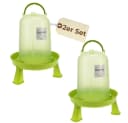 GarPet Hühnertränke 2er Set Grün 5 Liter Bild 2