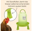 GarPet Hühnertränke 2er Set Grün 5 Liter Bild 3