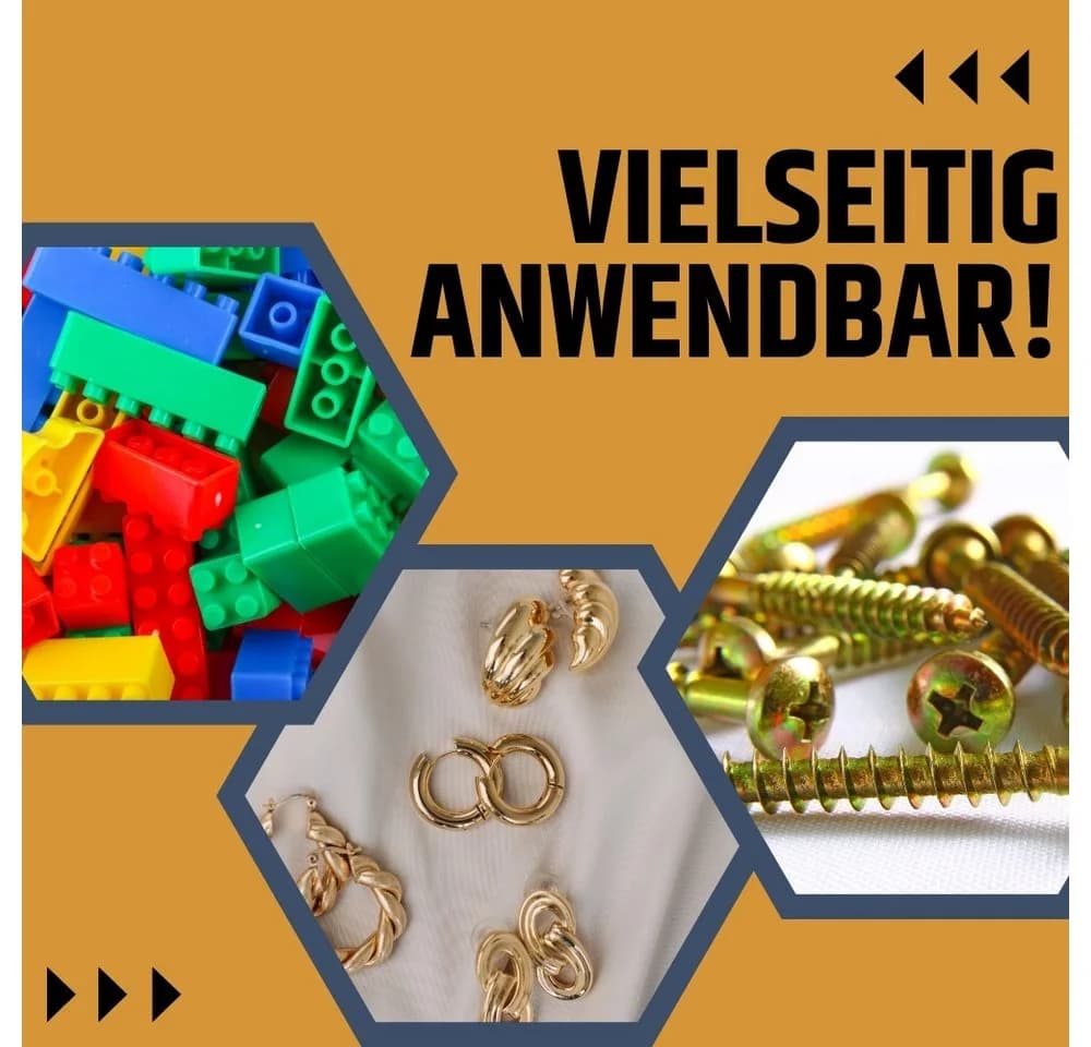 GarPet Sortimentskasten 2er Set 15 Fach Sortier Box Kleinteile Organizer - Bild 5
