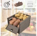 GarPet Kartoffelkiste 2er Set Braun Kunststoff Aufbewahrung Korb Bild 4