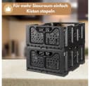 GarPet Klappbox 2er Set Schwarz Faltbar Stapelbar Bild 4