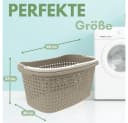 GarPet Wäschekorb 2er Set 40 L Rattan Optik Bild 1