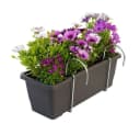 GarPet Blumenkasten mit Wasserspeicher und Docht-System Anthrazit Bild 1