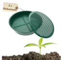 GarPet Gartensieb Erde 2in1 Erdsieb für Garten Sieb Sandsieb 4 - 6 mm Ø 38cm Bild 2