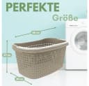 Wäschekorb Rattan Optik Kunststoff Bild 1