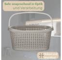 Wäschekorb Rattan Optik Kunststoff Bild 4