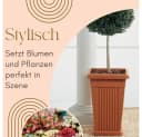 GarPet Pflanzkübel Groß Grau 50 Liter Kunststoff Bild 3