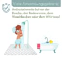 GarPet Duschmatte Rutschfest Weiß 53x53 cm mit Saugnäpfen Bild 3