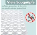 GarPet Duschmatte Rutschfest Weiß 53x53 cm mit Saugnäpfen Bild 4