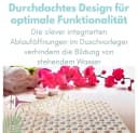 GarPet Duschmatte Rutschfest Weiß 53x53 cm mit Saugnäpfen Bild 5