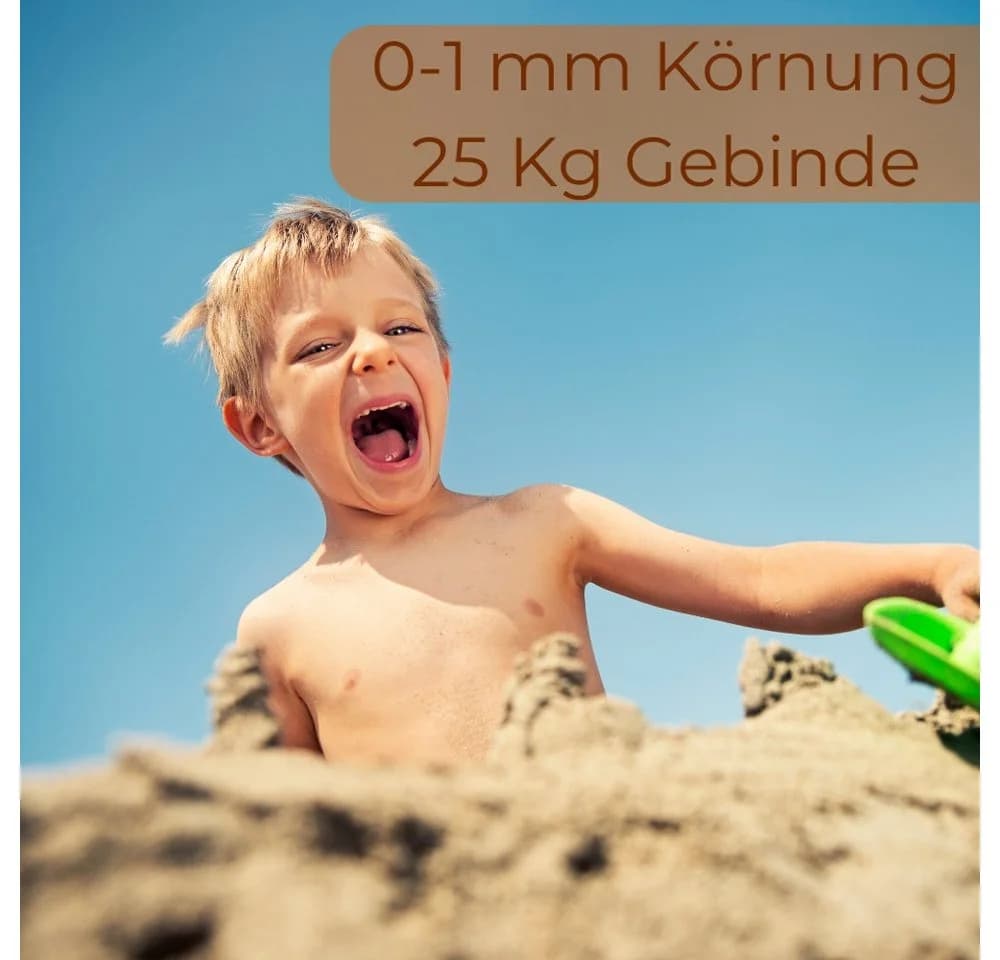 GarPet Spielsand Formbeach 25 Kg 0-1 mm Beige Grau für Sandkasten - Bild 5