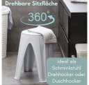 GarPet Sitzhocker 4er Set Hocker Duschhocker Schminkhocker Drehhocker Bild 4