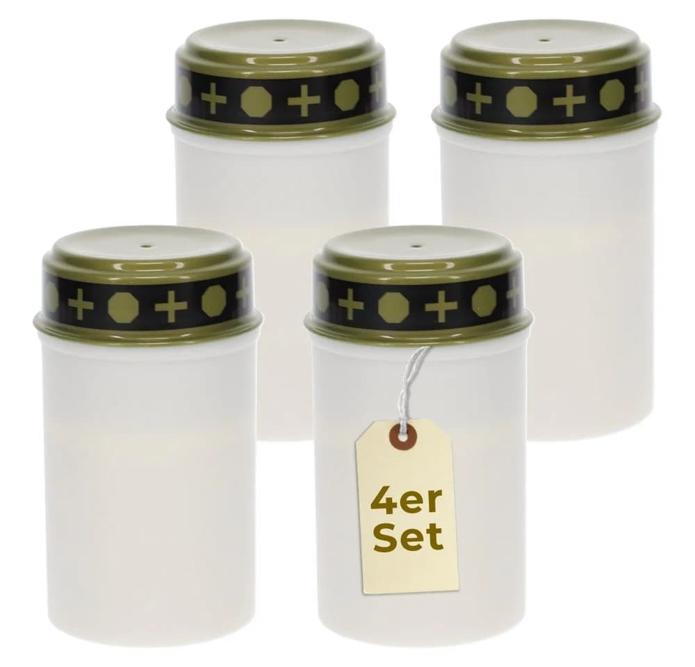 GarPet LED-Grablichter 4er Set Batteriebetrieben Warmweiß - Bild 2