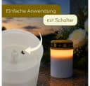 GarPet LED-Grablichter 4er Set Batteriebetrieben Warmweiß Bild 5