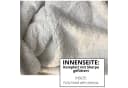 HOMELEVEL Sherpa Ärmeldecke Kuscheldecke Hellgrau Bild 4
