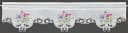 HOSSNER Querbehang Blumensee Bunt Polyester mit Cut-Outs Bild 1