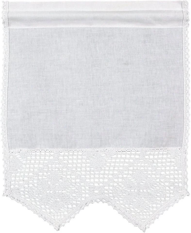 HOSSNER Scheibengardine Bärental Weiß Landhausstil Baumwolle Polyester - Bild 2