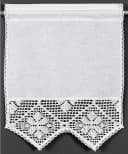 HOSSNER Scheibengardine Bärental Weiß Landhausstil Baumwolle Polyester Bild 5