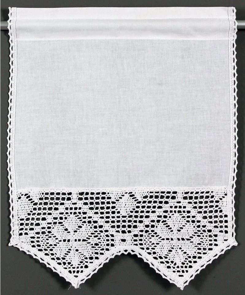 HOSSNER Scheibengardine Bärental Weiß Landhausstil Baumwolle Polyester - Bild 5