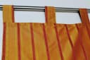 HOSSNER Gardine Caumasee Rot/Gold Polyester Schlaufen Bild 3