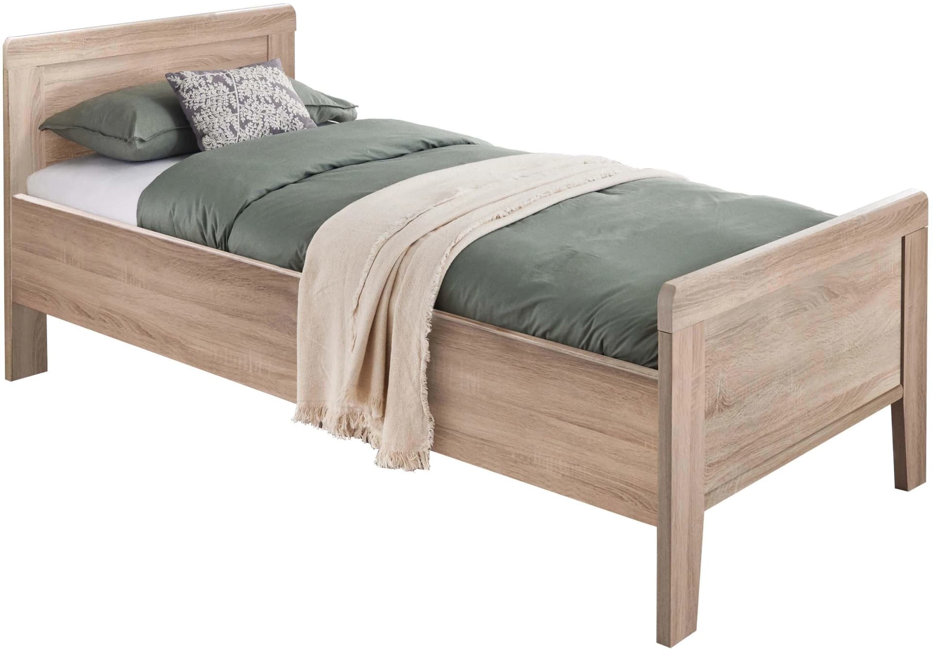 Holzbett WIEMANN Bern Beige 4-fach höhenverstellbar