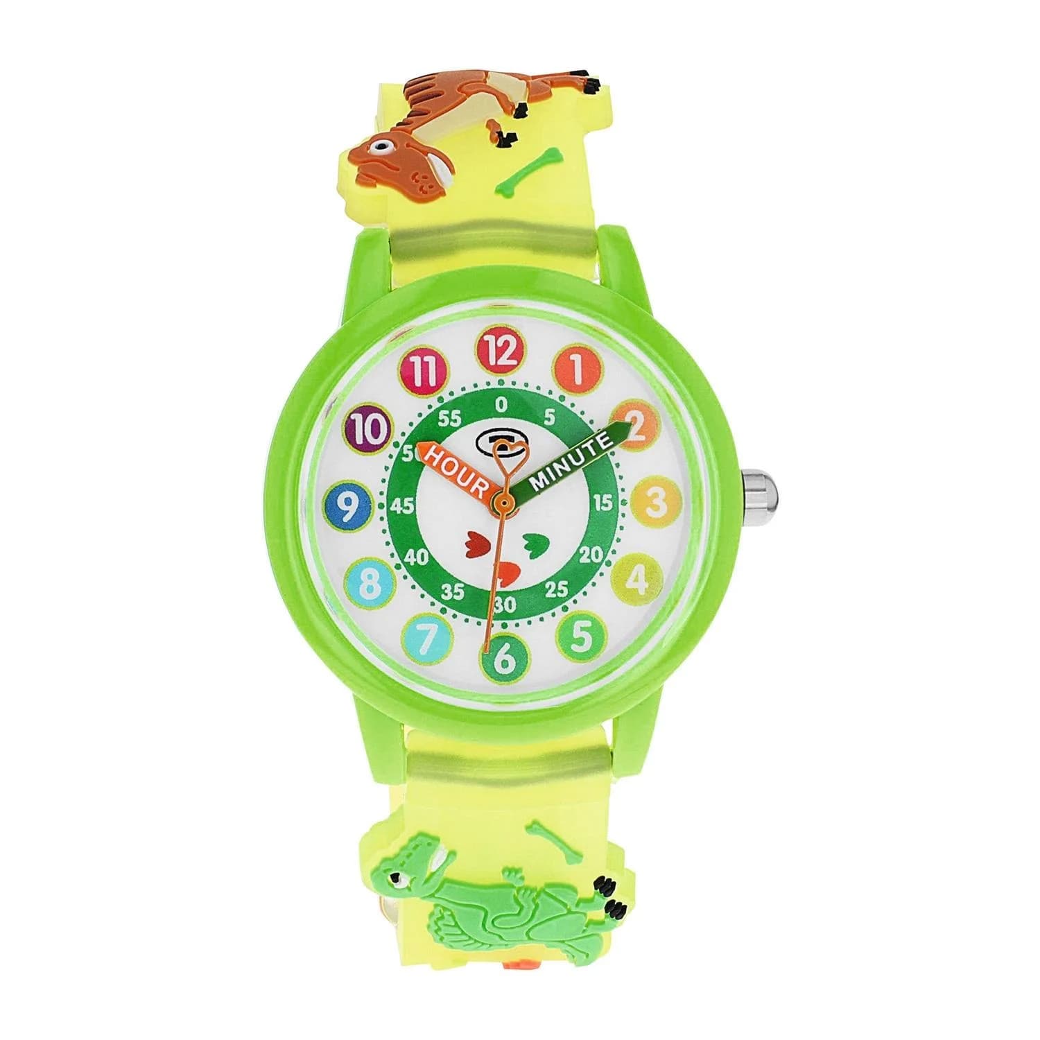 Tom Tailor Kinder Armbanduhr Analog Bunt Grün Kunststoff