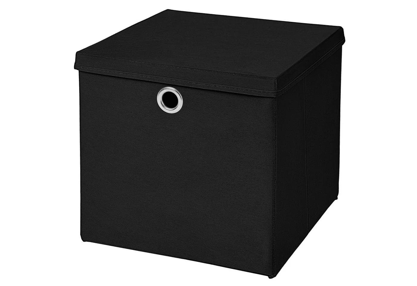 StickandShine Faltbox Schwarz – 100% Polypropylen mit Deckel - Bild 2