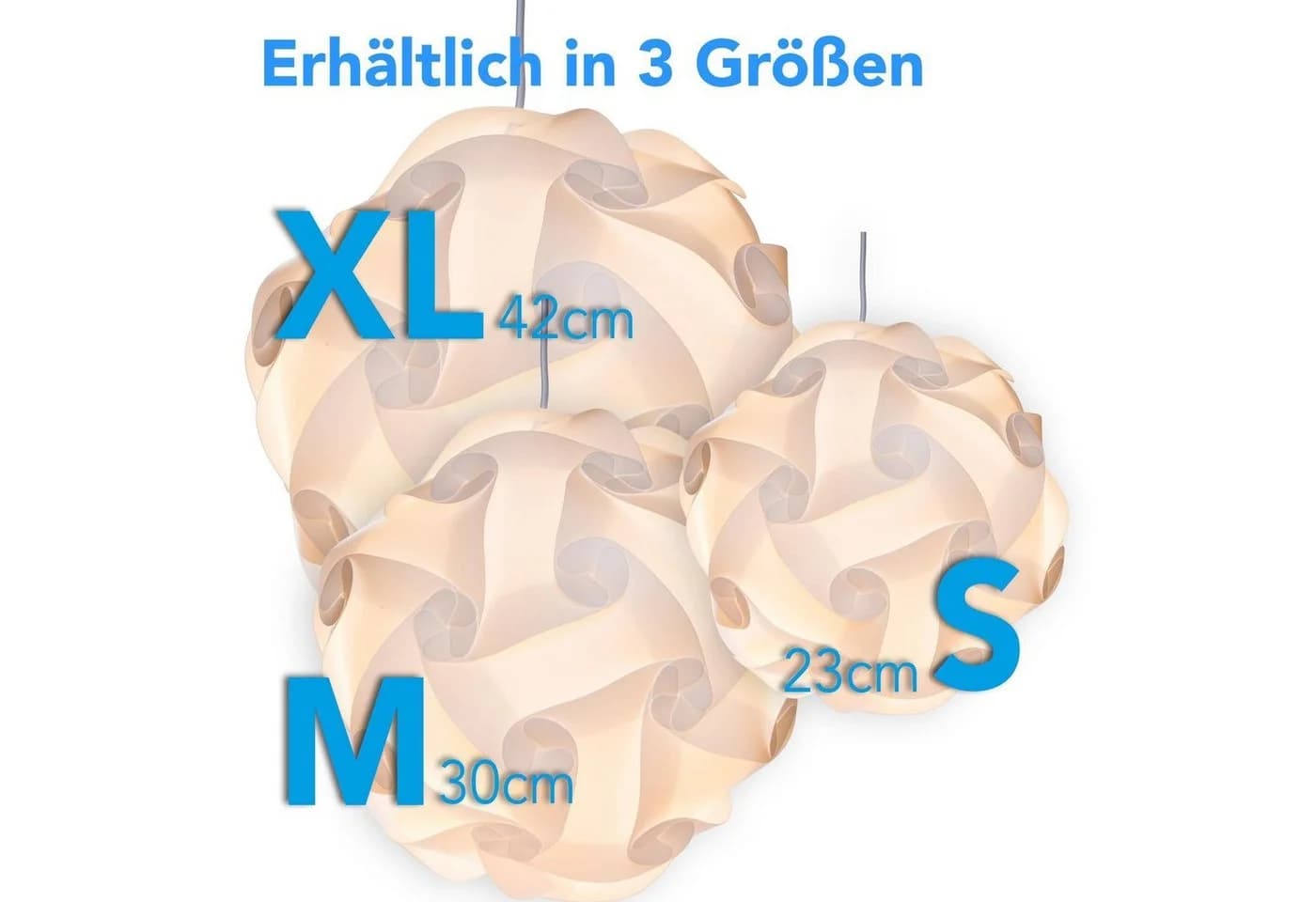 EAZY CASE DIY Puzzle Lampenschirm Weiß - Bild 5