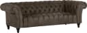 GUTMANN FACTORY Big-Sofa Amazonas Grau Chesterfield Optik Bild 2