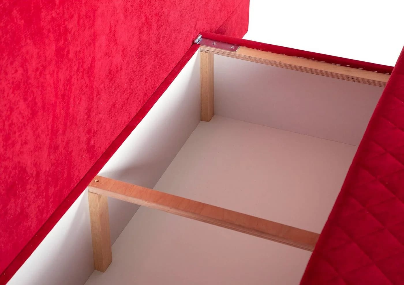 GUTMANN FACTORY Schlafsofa Sorini Rot mit Bettkasten und verstellbaren Armlehnen - Bild 4