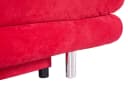 GUTMANN FACTORY Schlafsofa Sorini Rot mit Bettkasten und verstellbaren Armlehnen Bild 5