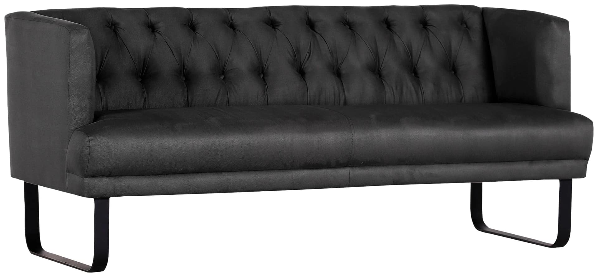 GUTMANN FACTORY Küchensofa Betto Anthrazit Grau Microfaser