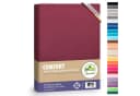 leevitex Spannbettlaken Topper 180x200-200x220 Jersey Baumwolle Rot Bild 2