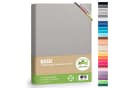 leevitex® Spannbettlaken für Topper 100% Baumwolle Grau/Silber Bild 2