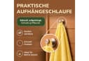 leevitex® Saunatuch 80x200 cm 100% Baumwolle Gelb Gestreift 2er Set Bild 5