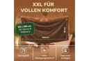 leevitex® Saunatuch Frottee XXL 2-Stück Schokobraun Bild 3