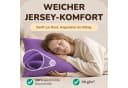 leevitex® Kissenbezug 40x40 cm 2er Set Lila/Pflaume 100% Baumwolle Bild 1