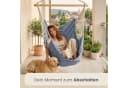 AMANKA XXL Hängesessel 185x130cm 2 Personen Baumwolle 360° drehbar Bild 1