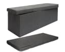 DuneDesign Sitzbank mit Stauraum 110x38x38 Polsterbank Bild 1