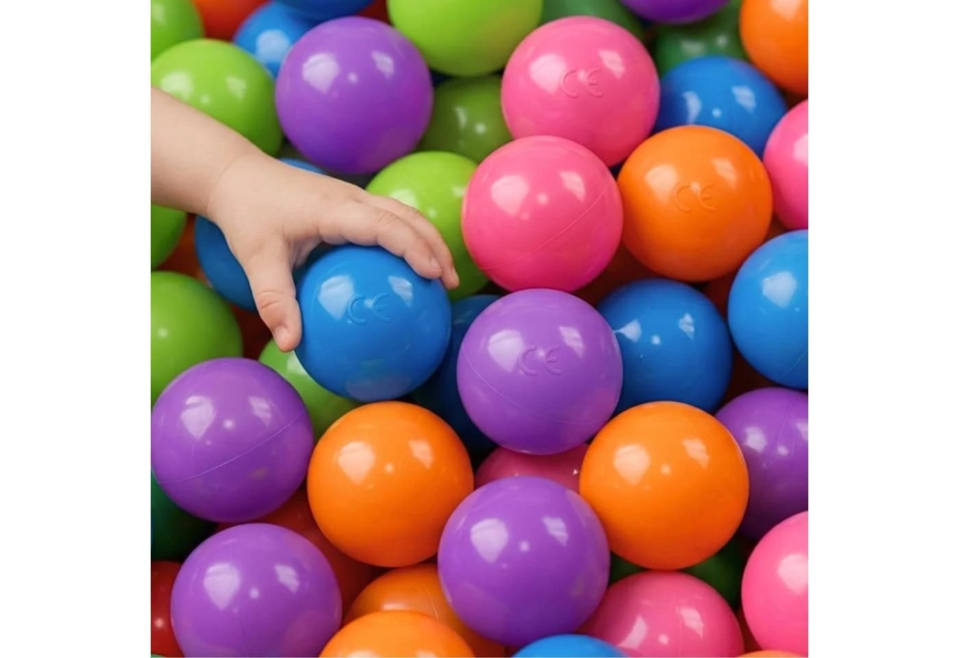 LittleTom Bällebad-Bälle Baby 200 Bunte Spielbälle - Bild 2