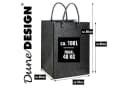 DuneDesign Wäschekorb 100L Filz Grau Faltbar Bild 1