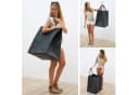 DuneDesign Wäschekorb 100L Filz Grau Faltbar Bild 3